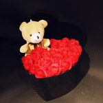 AYICIKLI KALPLİ YAPAY GÜL KUTUSU